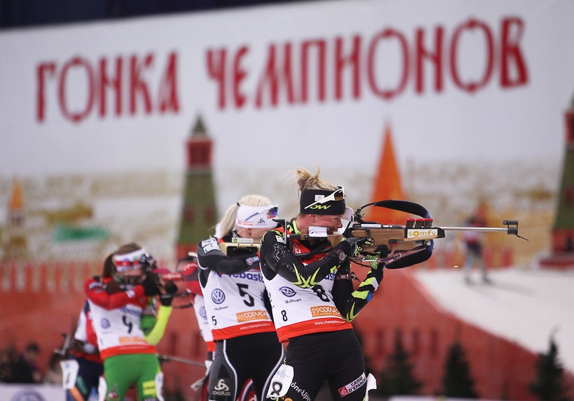 Гонка чемпионов биатлон